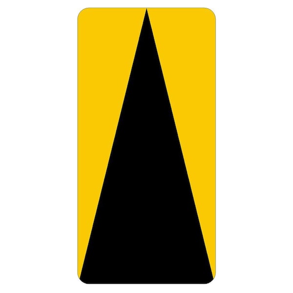 Sign Solutions Usa 12 in Height, 6 in Width, Aluminum, Vertical Rectangle DCS08HYE0612CUS00083 - main